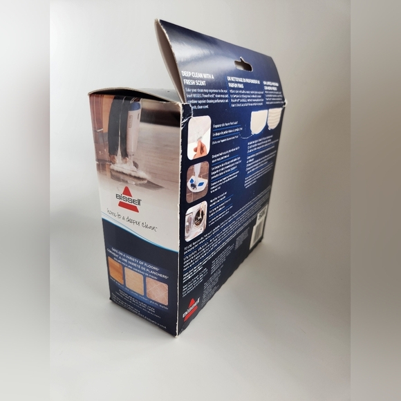 BISSELL Deluxe Mop Pad Kit with 2 Mop Pads and 4 scented Discs-5938 NEW-Open Box - Picture 3 of 8